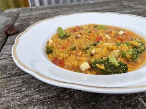 Rezept Rote Linsen Eintopf Mit R Uchertofu Ramona Weyde