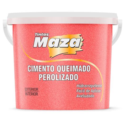 Efeito Cimento Queimado Perolizado Rubi Marsala 1 2kg MAZA 28125