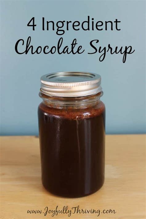 Homemade Easy Chocolate Syrup