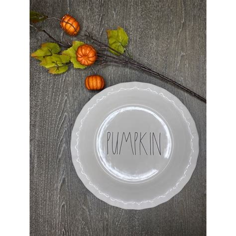 Rae Dunn Dining Rae Dunn Pumpkin Pie Plate Poshmark