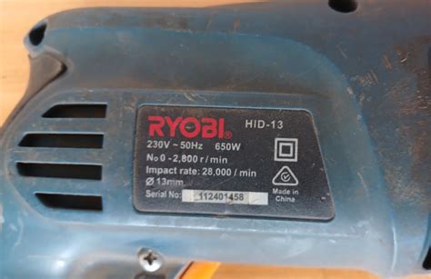 Drills Ryobi Impact Drill Hid 13 Was Sold For R69000 On 1 Mar At