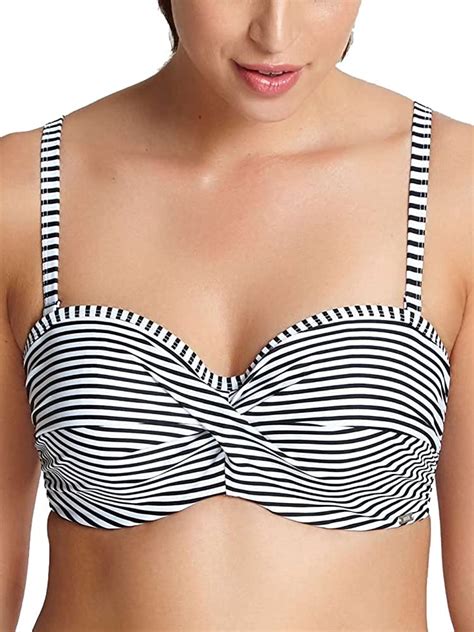 PANACHE Anya Stripe Bandeau Bra The Brave Hen Bikini Bras