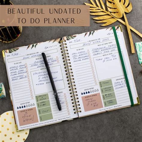 Simplified To Do List Planner Notebook Easily Organize Your Daily