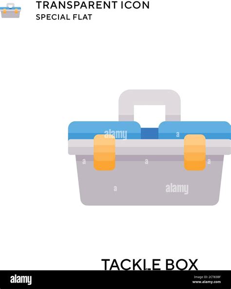 Tackle Box Vector Icon Flat Style Illustration EPS 10 Vector Stock