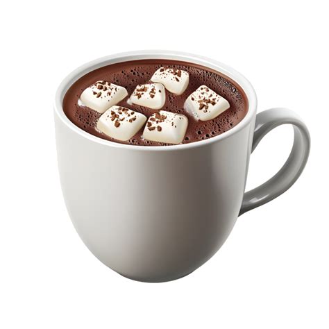 Hot Chocolate With Marshmallows Transparent Background 59371042 PNG