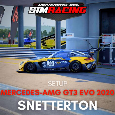 Setup Mercedes Amg Gt Evo Snetterton Uni Simracing Area