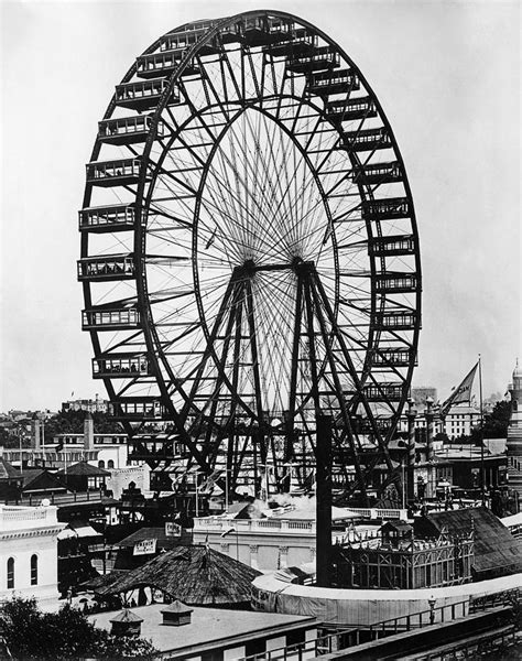 Ferris Wheel, 1893 Painting by Granger - Pixels