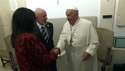 Papa Francisco Se Encontra O Presidente Lula V Deo Dailymotion