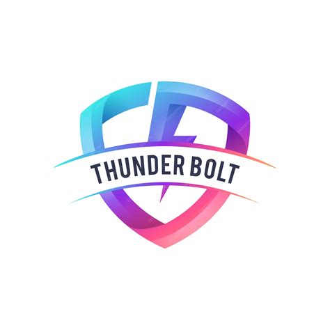 premium vector thunder logo design