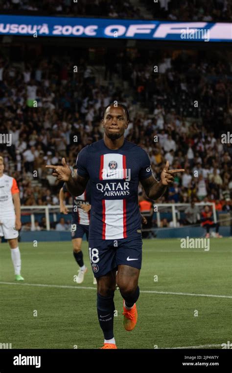 A Vertical Shot Of Renato Sanches Celebrating His First Goal At Paris