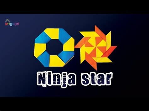 How To Make Origami Ninja Star Paper Shuriken Easy Paper Ninja