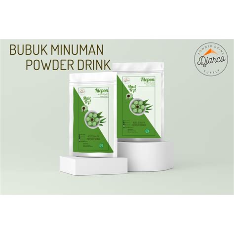 Jual Gram Kg Premium Klepon Powder Drink Serbuk Bubuk Minuman