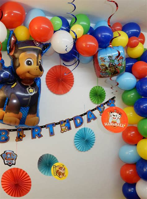 Paw Patrol Chase Party Wall Decoration 122 Pcs