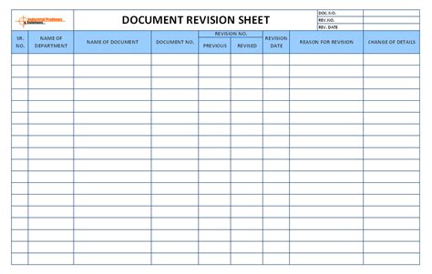 Document revision & distribution