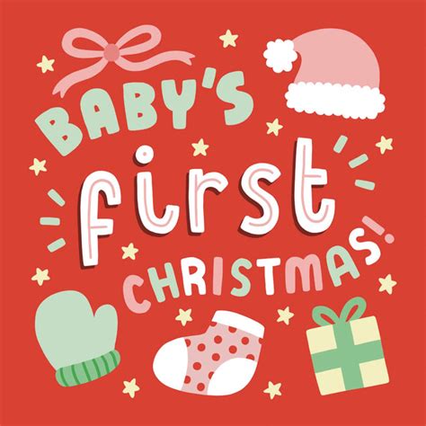 Baby's First Christmas Card – Boomf