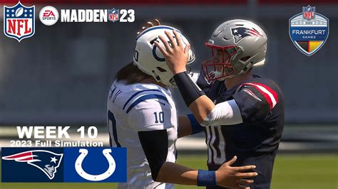 Madden Patriots Vs Colts Germany Simulation Week Madden