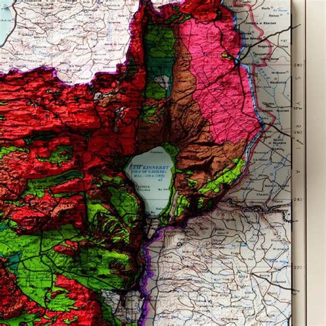 Israel Map 1975 3D Shaded Relief Map Of Israel Geoartmaps