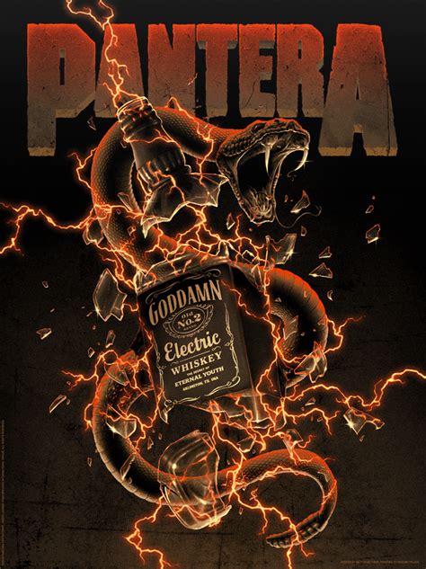 Inside The Rock Poster Frame Blog Pantera Posters By Matt Ryan Tobin