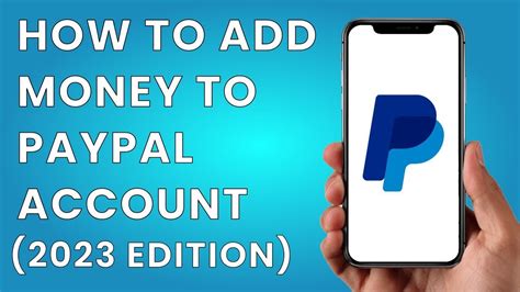 How To Add Money To PayPal Account 2023 Edition YouTube