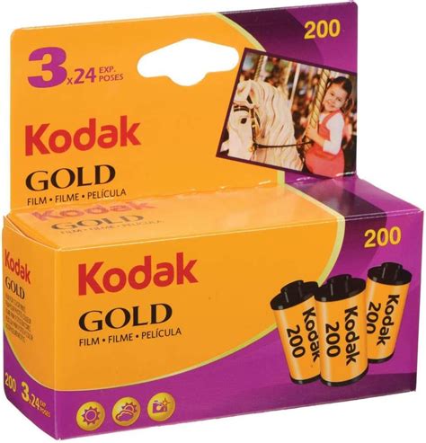 Amazon.com : Kodak Gold 400 ISO 400, 35mm, 24 Exposures, Color Negative ...