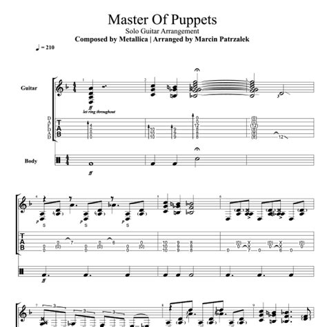 Master Of Puppets - TABS - Marcin