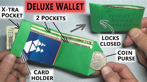 Make Your Own Paper Wallet 📗 With Just One Sheet Of Printer Paper 📗 In