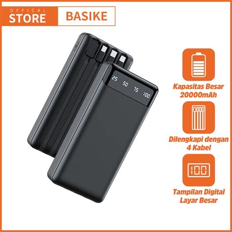 Jual BASIKE Powerbank Fast Charging 20000 MAh 30000 10000mAh Dengan