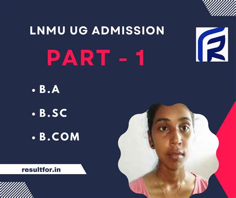 LNMU UG Admission 2024 Form Apply 2024 28 New Date