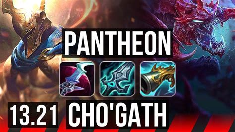 Pantheon Vs Chogath Top 800 Games 19 4 9 Legendary 1 1m