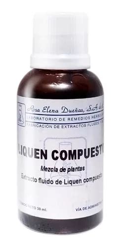 Extracto Para T De Fluido De Liquen Compuesto Mercadolibre