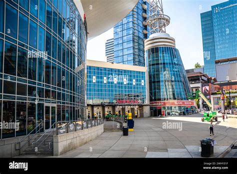 A Multi Purpose Indoor Arena In Downtown Nashville Tennessee Stock