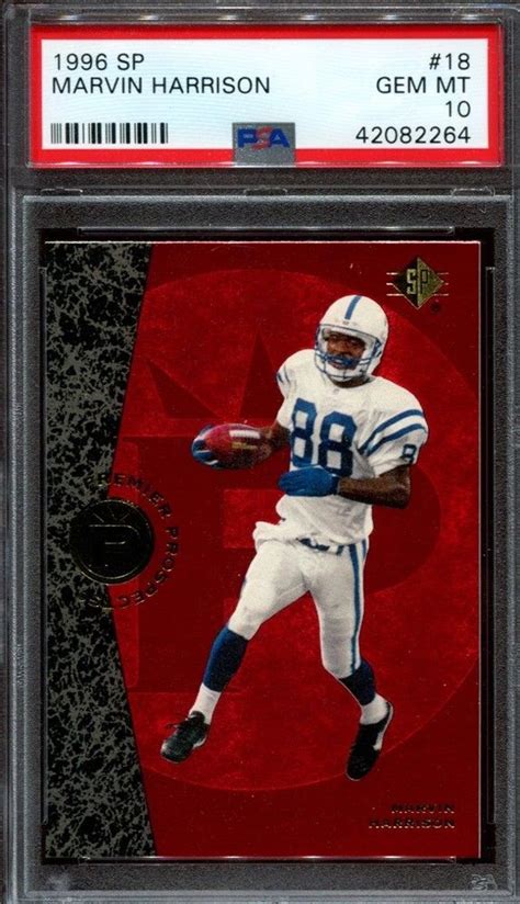 Marvin Harrison 1996 Upper Deck SP 18 Rookie RC Indianapolis Colts HOF