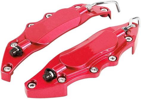 2pcs Brake Caliper Protector Cover Aluminum Alloy Brake Amazon Co Uk