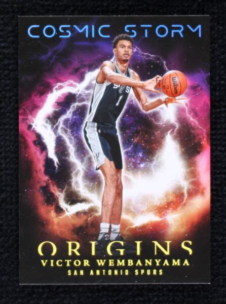 2023 24 Panini Origins Cosmic Storm 14 Victor Wembanyama RC For