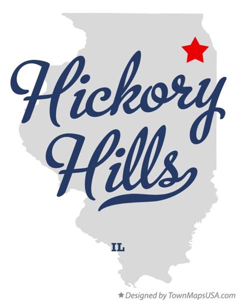 Map of Hickory Hills, IL, Illinois