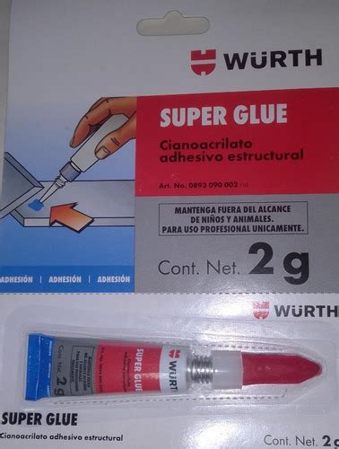 Super Glue W Rth Bonder Gr Wurth Cuotas Sin Inter S