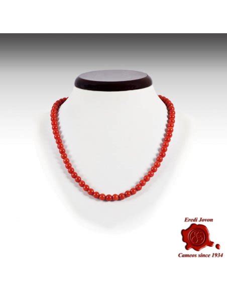 Collana Corallo Rosso Vero Italiano Prezzo Jovon Venezia