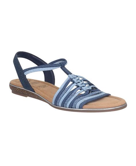 Impo Womens Barella Stretch Flat Sandals Macys