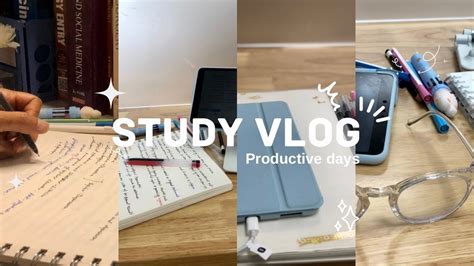 6am Study Vlog Productive Days Medical Student Library Sessions