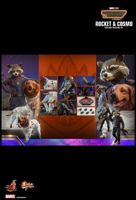 Rocket And Cosmo Aus Guardians Of The Galaxy Vol Von Hot Toys MMS