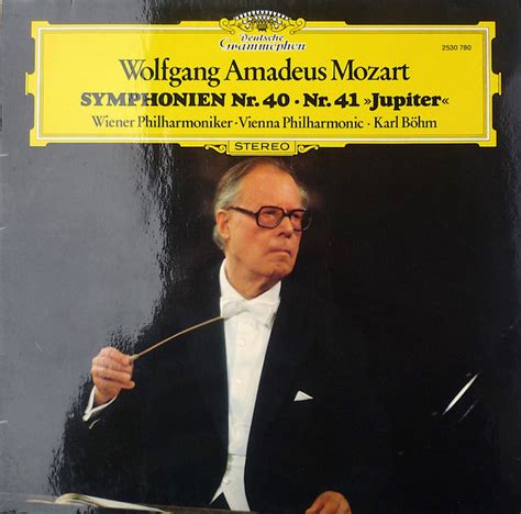 Wolfgang Amadeus Mozart Wiener Philharmoniker Karl Böhm