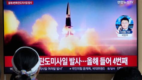 North Korea Fires Suspected Short Range Missiles Into The Sea In Its