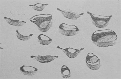 Pencil Drawings Of Different Shapes And Sizes