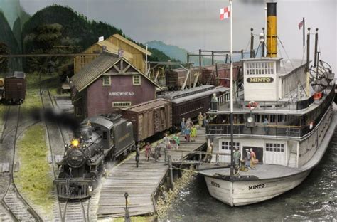 Harbor Scene Model Train Scenery Model Trains Model Railroad