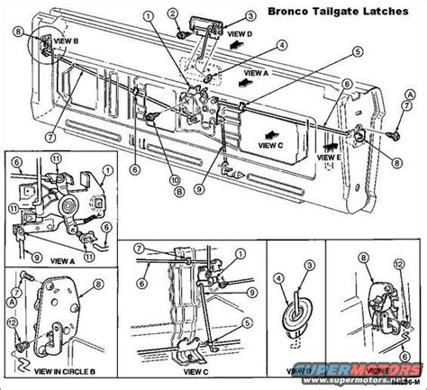 2017 Ford F250 Tailgate Parts Diagram