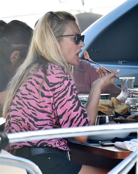 Kate Moss Upskirt Ass Continues Her Sun Soaked Holiday Out In