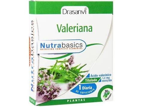 Suplemento Alimentar DRASANVI Nutrabasics Valeriana 30 cápsulas