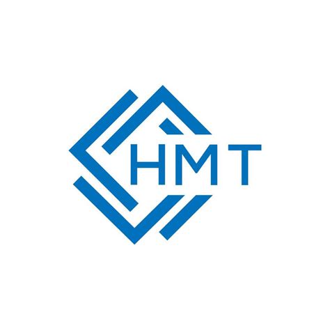 hmt letter logo design  white background hmt creative circle letter