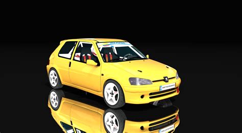 Assetto Corsaプジョー 106 ラリー Peugeot 106 Rallye アセットコルサ car mod