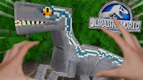 Releasing Blue Into The Wild Jurassic World Minecraft Dlc Ep4 Youtube